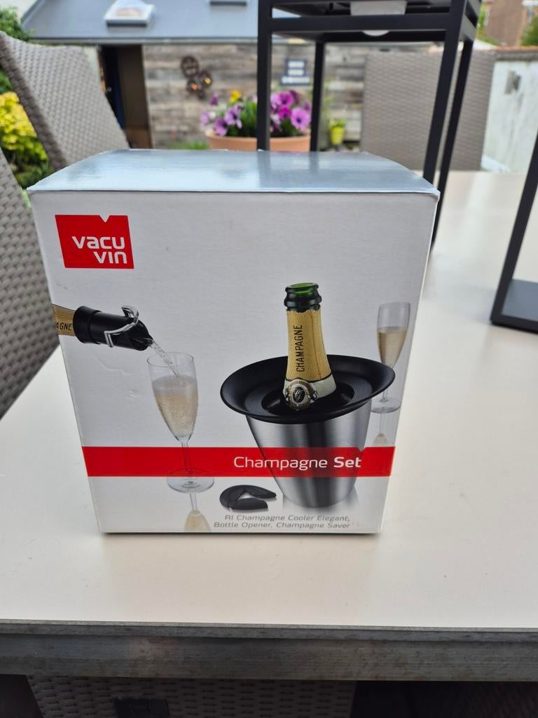 Vacuvin Champagneset, Ophalen, Zo goed als nieuw