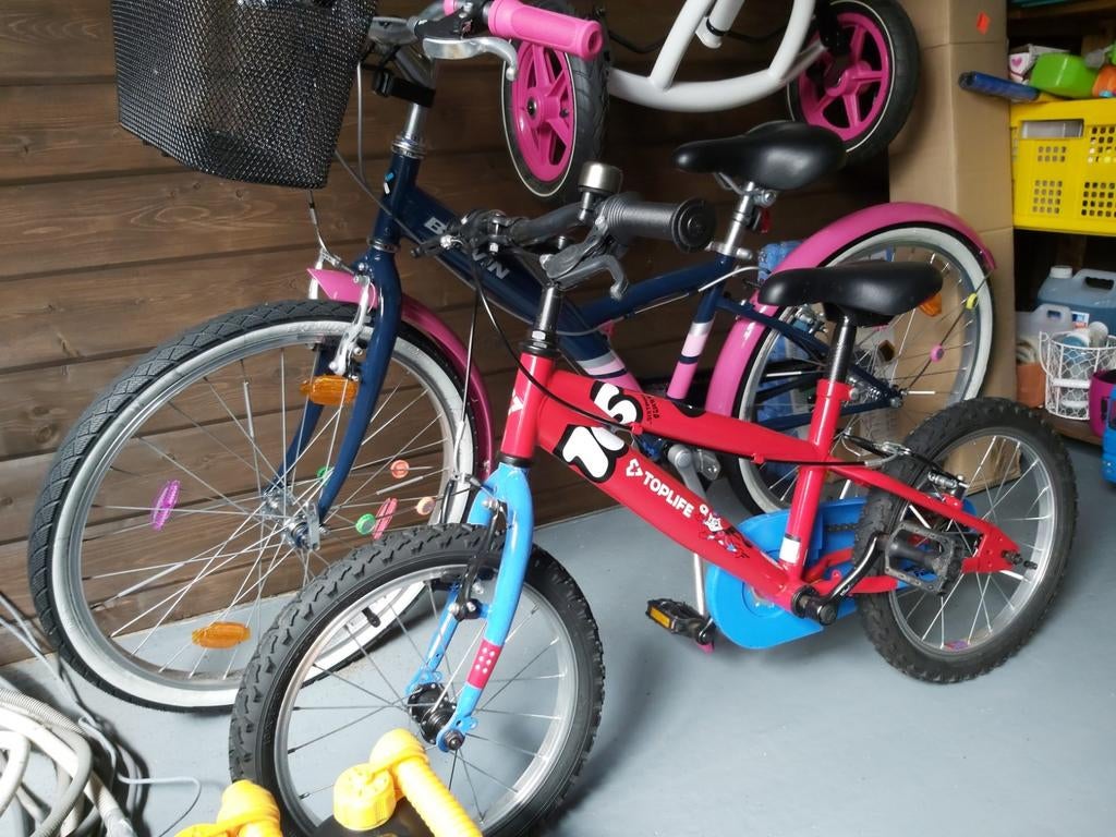 Jongensfiets rood  16 inch., Enlèvement ou Envoi, Comme neuf, 16 pouces