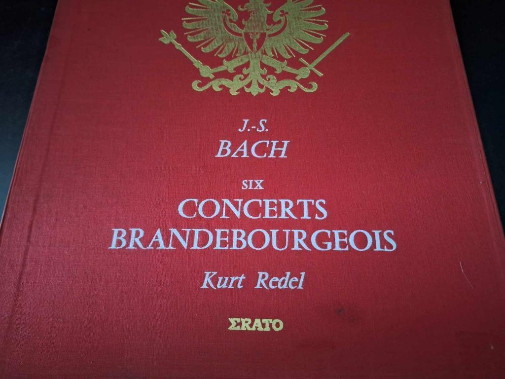 Bach / Redel - Six Concerts Brandebourgeois Box 2 x Lp's, 12 pouces, Baroque, Enlèvement ou Envoi, Utilisé