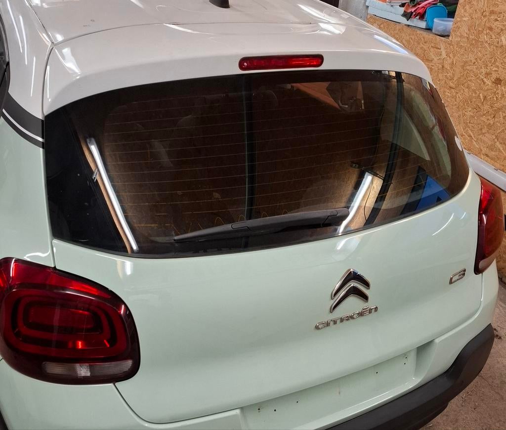 Achterklep.  Citroën C3., Arrière, Citroën, Haillon arrière, Enlèvement