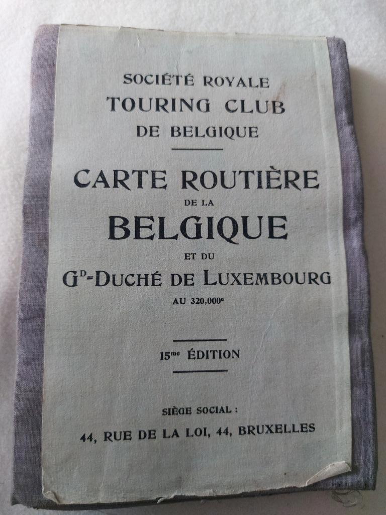 ancienne carte de la belgique et du luxembourg sur toile, Enlèvement ou Envoi