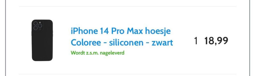 Polyester hoesje iphone 14 pro max, Telecommunicatie, Ophalen of Verzenden, Nieuw, IPhone 14