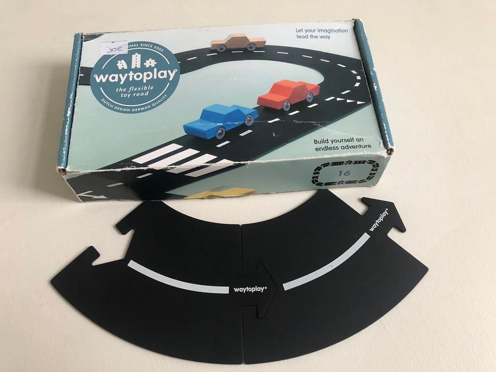 Way to play autobaan, Racebaan, Zelf te bouwen, Zo goed als nieuw, Handmatig