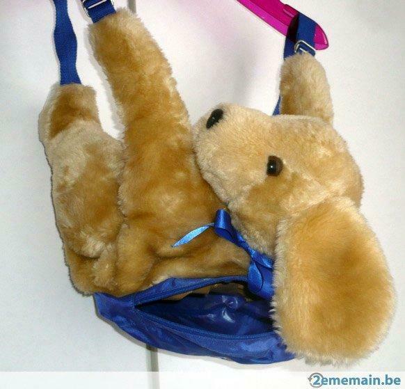 sac à dos neuf forme de bébé labrador chien peluche adorable, Ophalen of Verzenden, Nieuw, Rugtas