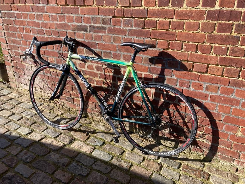 Racefiets U Scanini, Fietsen en Brommers, Fietsen | Racefietsen, Gebruikt, Staal, Heren, 15 tot 20 versnellingen