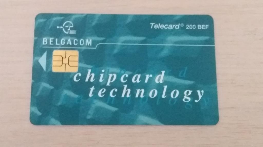 carte téléphonique à puce Belgique 200fr vintage, Enlèvement ou Envoi