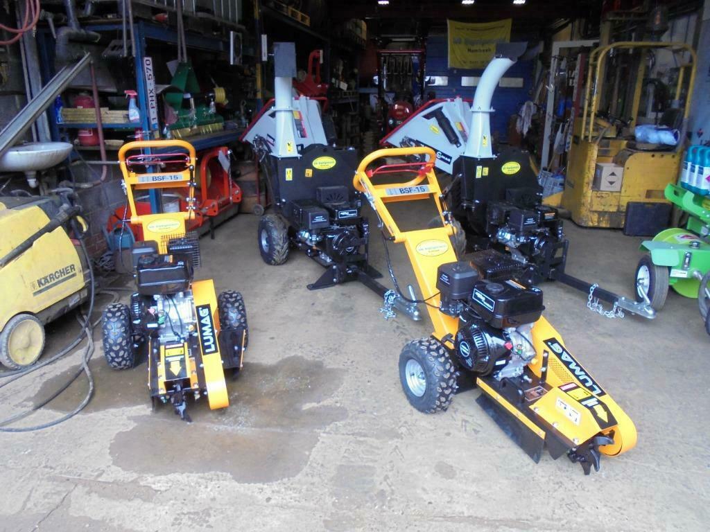 stronkenfrees Lumag met Widia beitels, Ophalen, Hakselaar