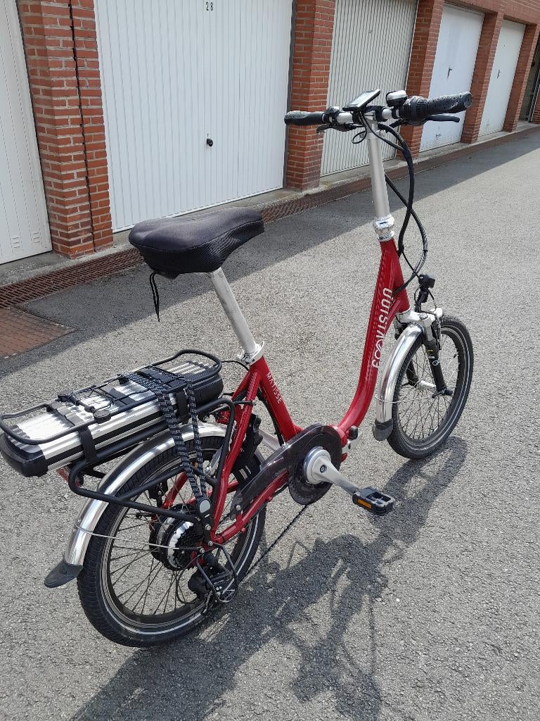 vélo électrique repliable, Enlèvement, Comme neuf, 50 km par batterie ou plus