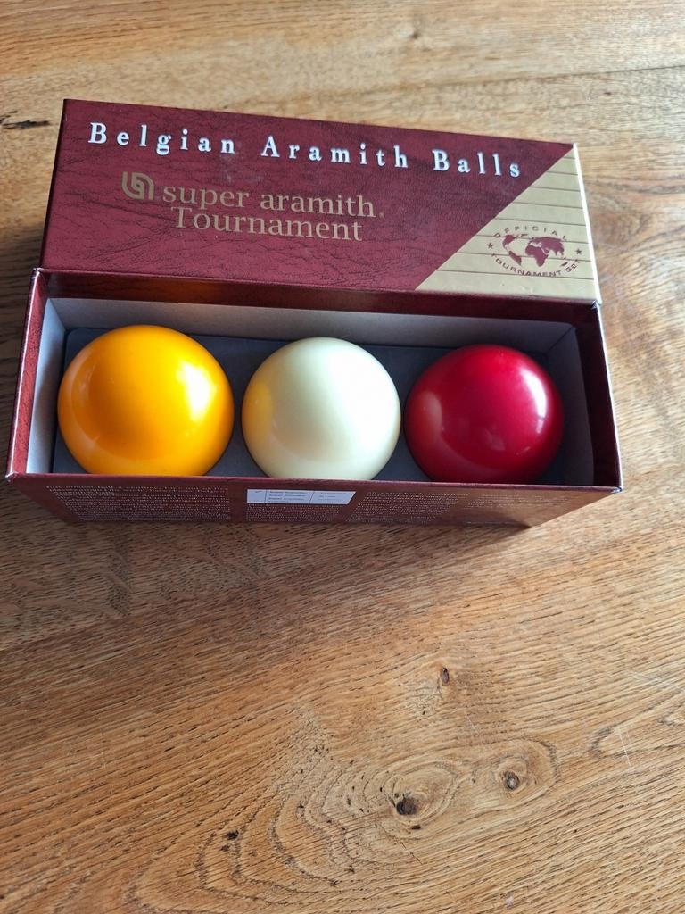 Boules d'Aramith belges., Sports & Fitness, Billards & Billards américains, Enlèvement ou Envoi, Comme neuf