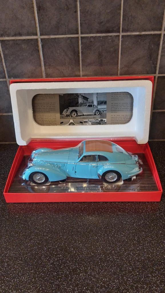 Alfa Roméo 8C 2900B Lungo 1938 1/18 Minichamps, Hobby & Loisirs créatifs, Voitures miniatures | 1:18, Enlèvement ou Envoi, Neuf
