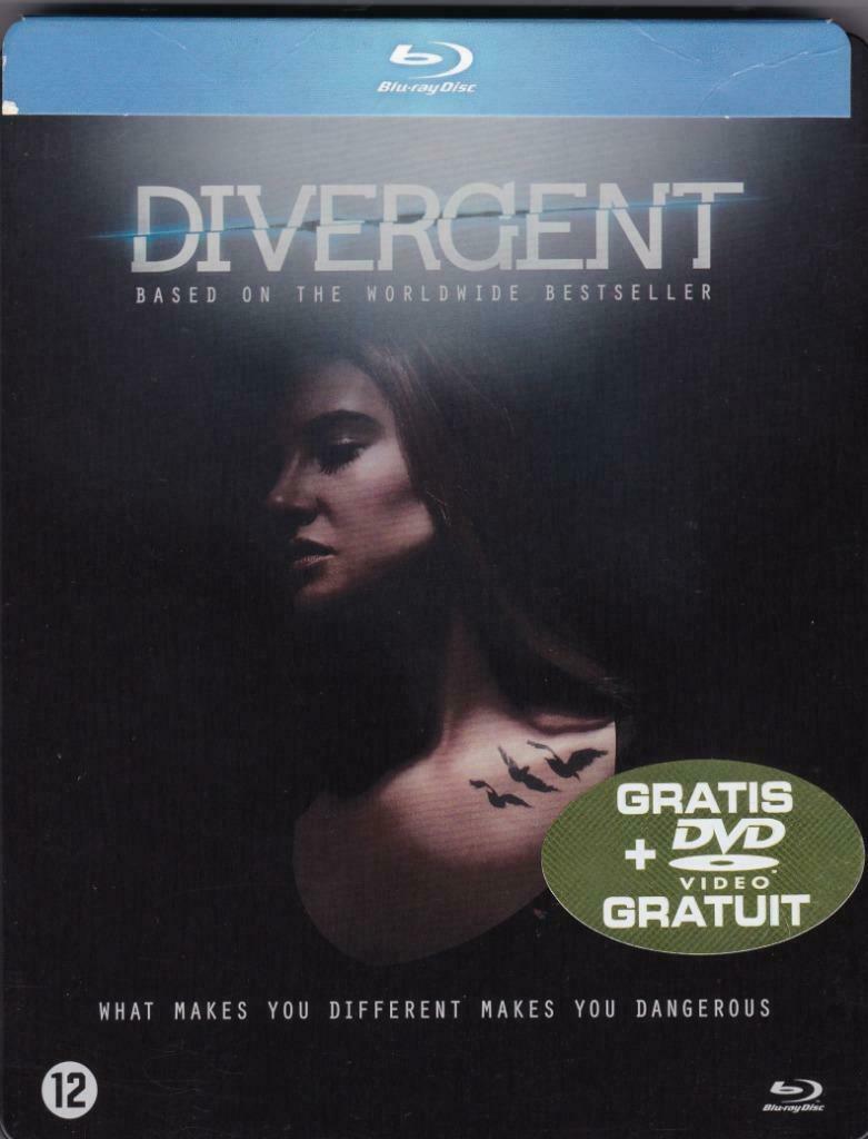 Divergend ( Special Steelbook Edition blu-ray + DVD ), Ophalen of Verzenden, Zo goed als nieuw, Science Fiction en Fantasy