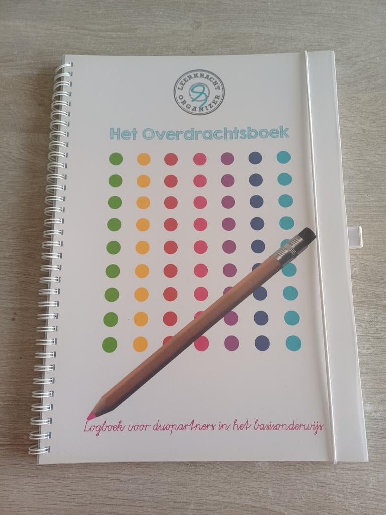 Het overdrachtsboek Leerkrachtorganizer, Divers, Agendas, Enlèvement ou Envoi, Comme neuf