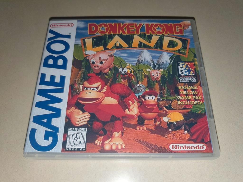 Donkey Kong Land Game Boy GB Game Case, Envoi, Comme neuf