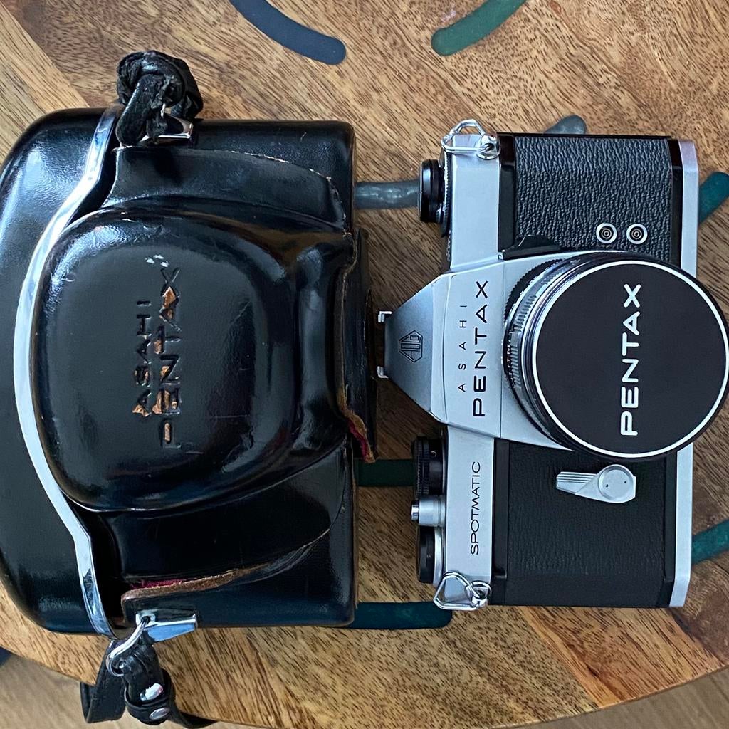 Pentax Spotmatic SPll, Takumar 5mm f1.8* als nieuw, Ophalen of Verzenden, Pentax