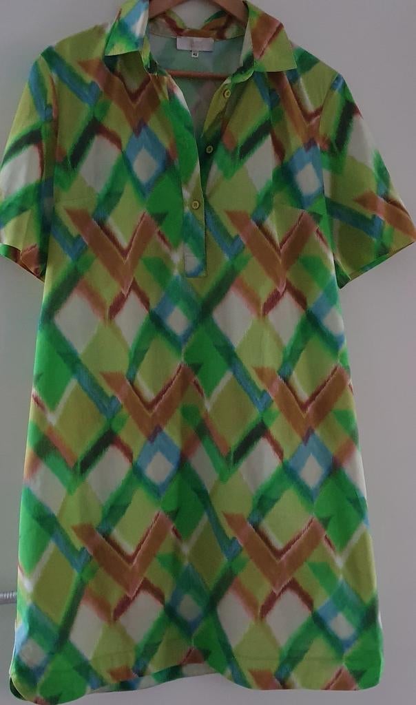 Robe à imprimé vert, Signe Nature, Vert, Envoi, Taille 42/44 (L)