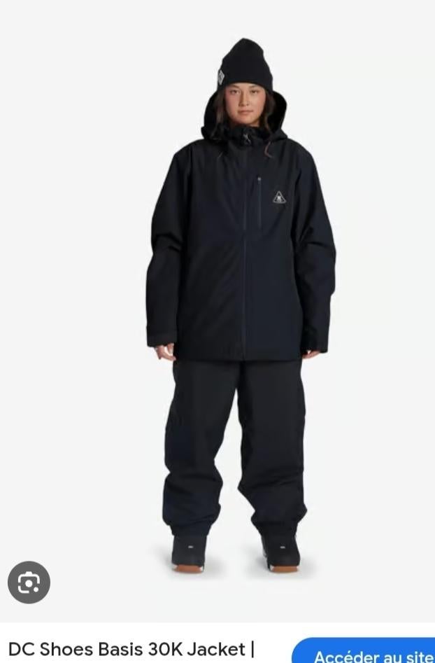Veste snow Basis 30 k, Envoi, Neuf, Taille 56/58 (XL), Noir