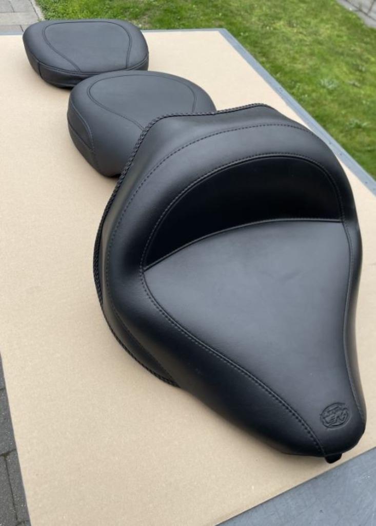 Mustang zadel voor Harley Davidson softail slim, Motos, Enlèvement