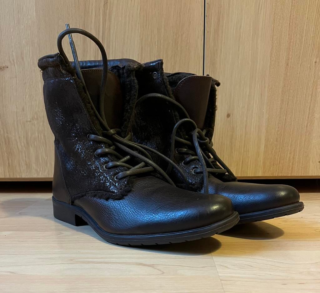 Bottines Zign 42, Bruin, Nieuw, Ophalen of Verzenden, Veterschoenen