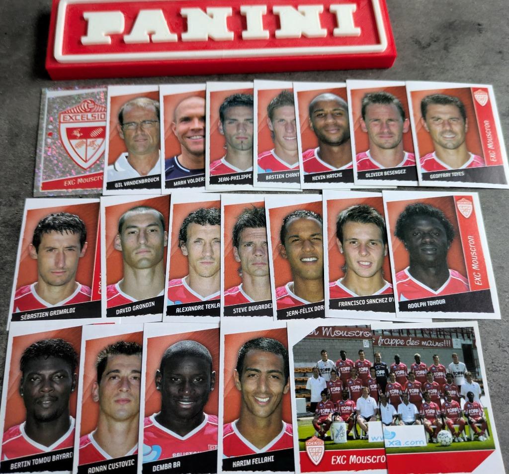 Autocollants de foot Panini football 2007 MOUSCRON EX. 21X, Hobby & Loisirs créatifs, Autocollants & Images, Neuf, Envoi