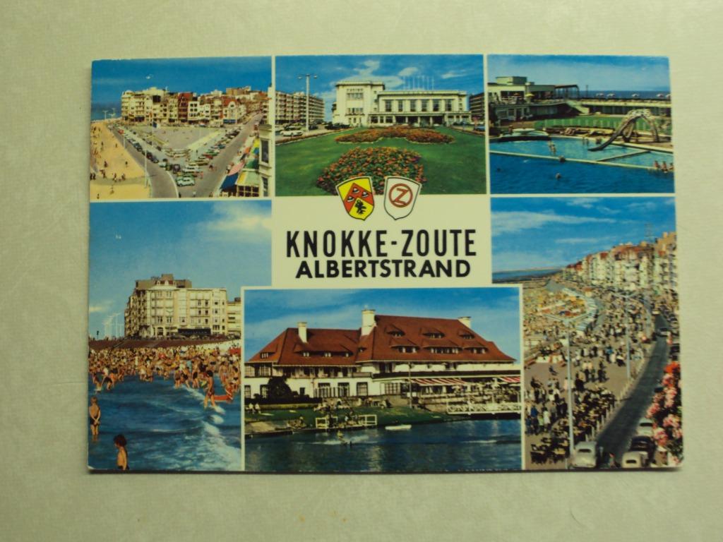 54623 - KNOKKE-ZOUTE - ALBERTSTRAND - 6 ZICHTEN - 2 FOTO'S, Verzenden