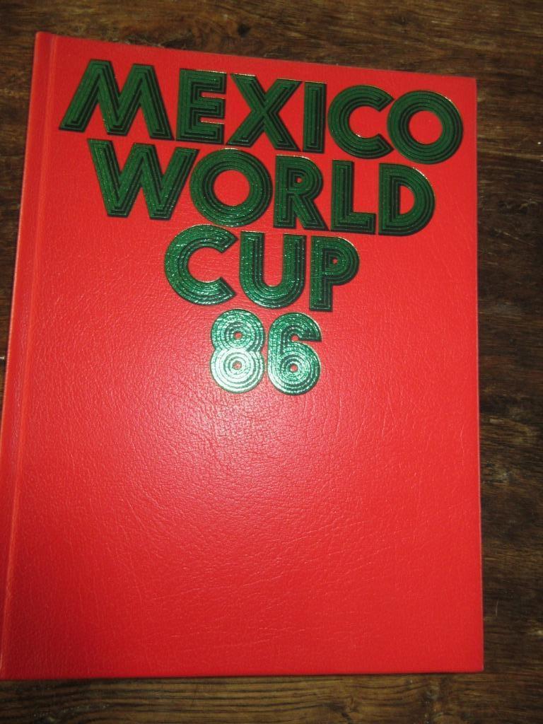 Boek MEXICO WORLD CUP 86 voetbal, Ophalen
