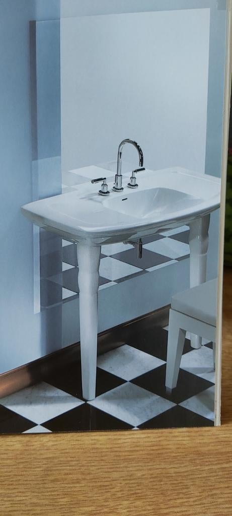 Lavabo sur pied et mural, Bricolage & Construction, Enlèvement ou Envoi, Comme neuf, Lavabo