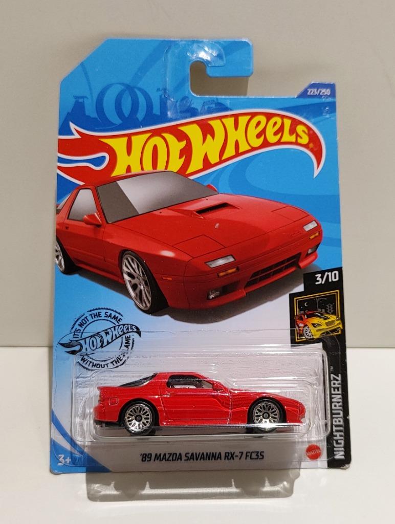 Hot Wheels '89 Mazda Savanna RX-7 FC3S Rood (2018), Enlèvement ou Envoi