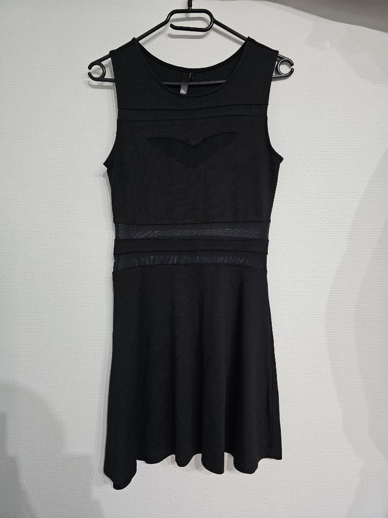 zwart kleedje met doorzichtige stukken, Kleding | Dames, Ophalen, Zwart, Coolcat, Maat 36 (S)
