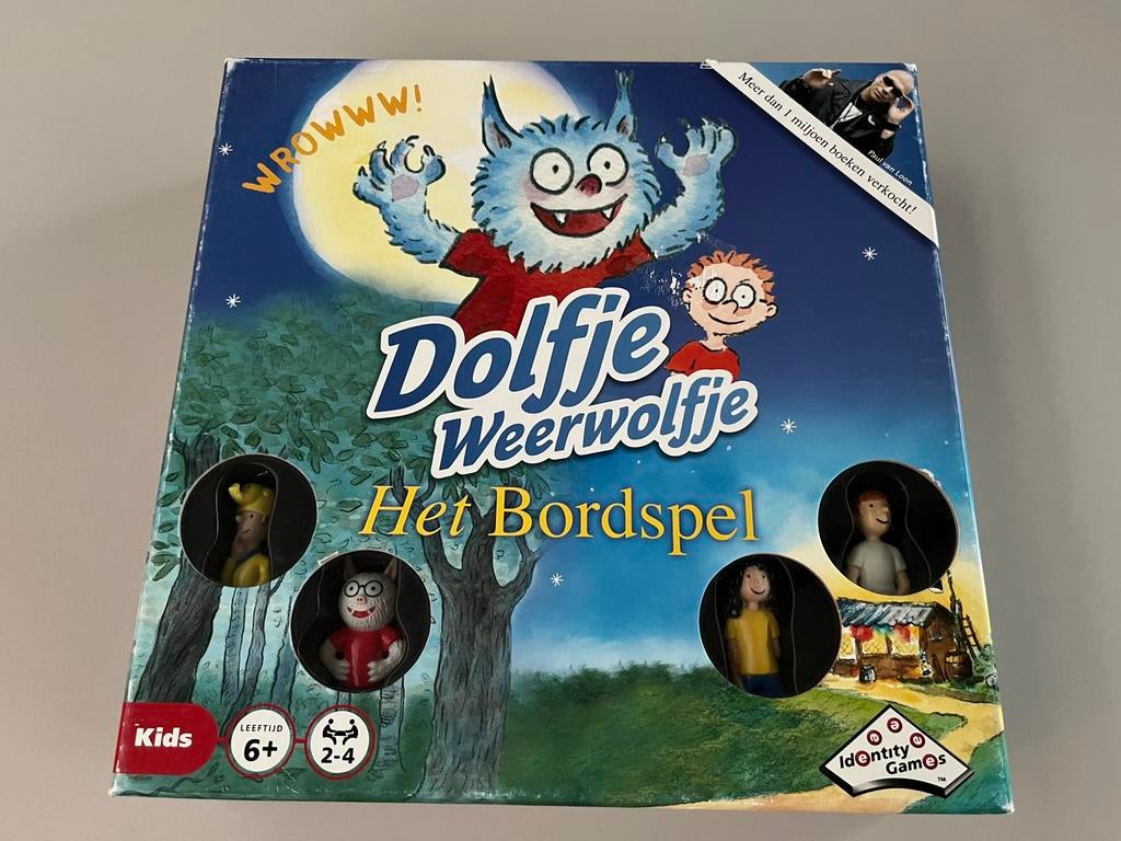 Dolfje Werewolfje Le jeu de plateau, Trois ou quatre joueurs, Enlèvement ou Envoi, Utilisé, Identity Games