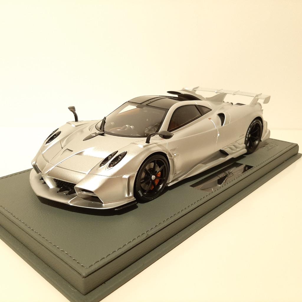 Pagani Imola 2020 (Titanium) met display 1/18 BBR Nieuw, Ophalen of Verzenden, Nieuw, Auto, Overige merken