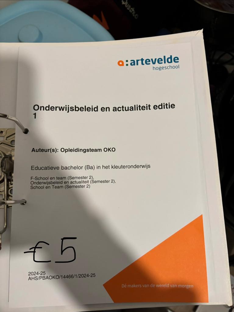 Kleuteronderwijs Artevelde schoolboeken, Boeken, Schoolboeken, Ophalen, Overige vakken, Nieuw, Artevelde