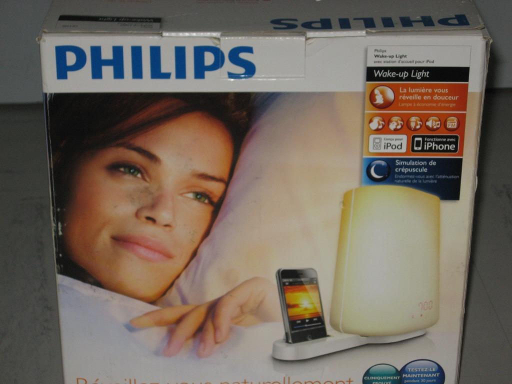 Philips Wake-up light, Elektronische apparatuur, Wekkers, Ophalen of Verzenden, Zo goed als nieuw, Digitaal