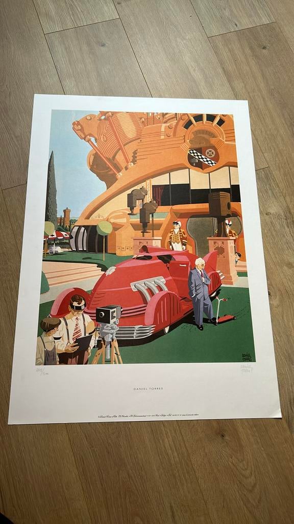 Torres prent genummerd gesigneerd 1988, Ophalen of Verzenden, Zo goed als nieuw