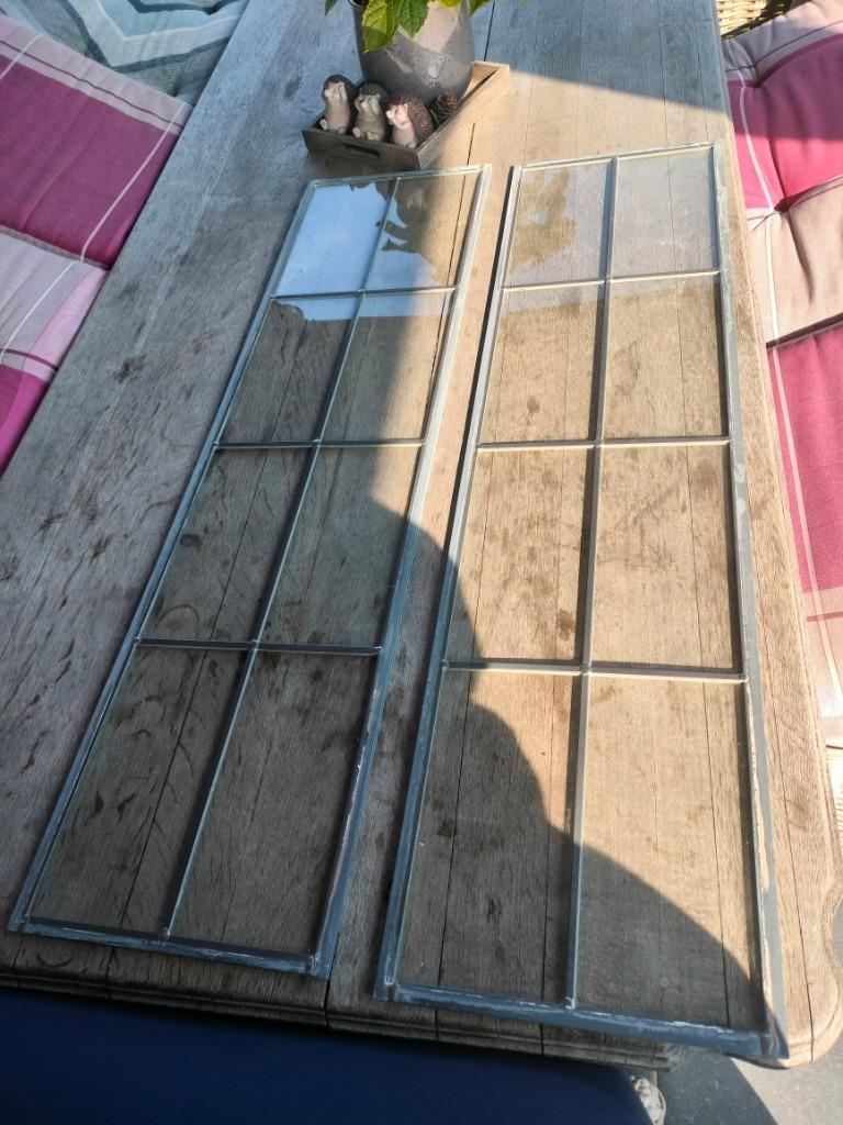 Glas is lood raampjes, Ophalen, Gevelraam of Ruit, Gebruikt, Minder dan 80 cm