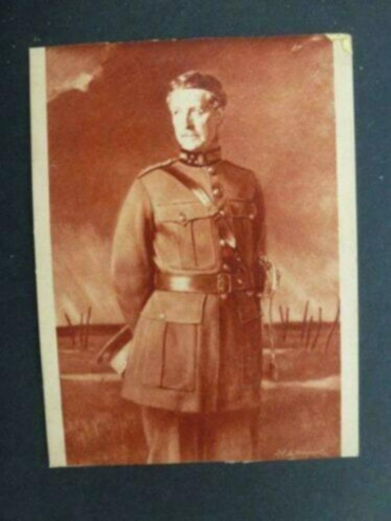 carte postale ancienne le roi Albert, Collections, Enlèvement ou Envoi, Utilisé, Carte, Photo ou Gravure