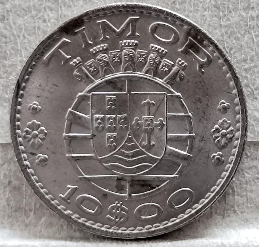 munt Portuguese Timor 10 escudos, 1970, Envoi