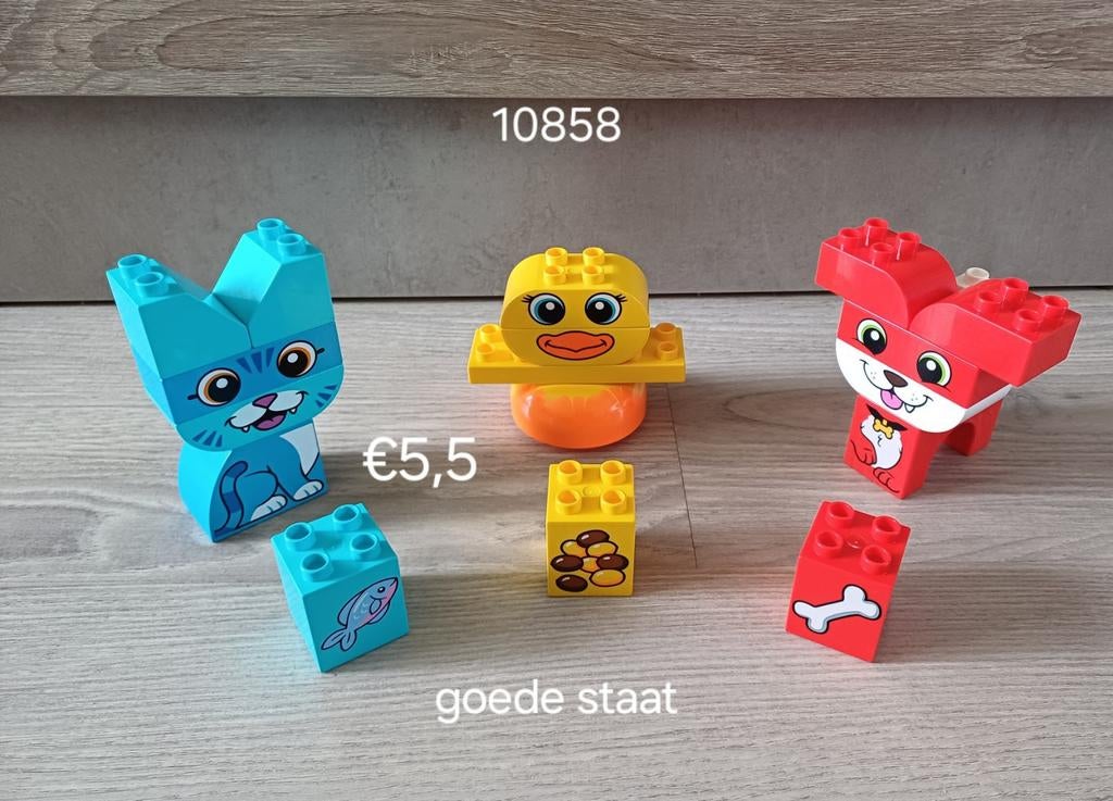 Duplo : mes premiers animaux de puzzle 10858, Enlèvement ou Envoi, Utilisé, Duplo