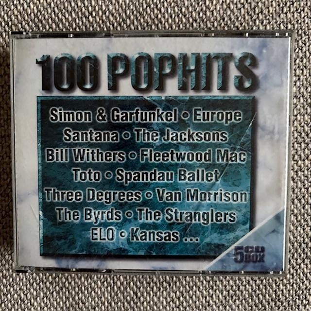 5CD - 100 Pophits - Fleertwood Mac, The Byrds, Toto,..., Ophalen of Verzenden