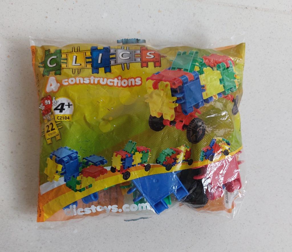 Sachet Clicstoys de CLICS CZ104 22 pièces (NOUVEAU), Enfants & Bébés, Jouets | Blocs de construction, Enlèvement, Neuf, Autres marques