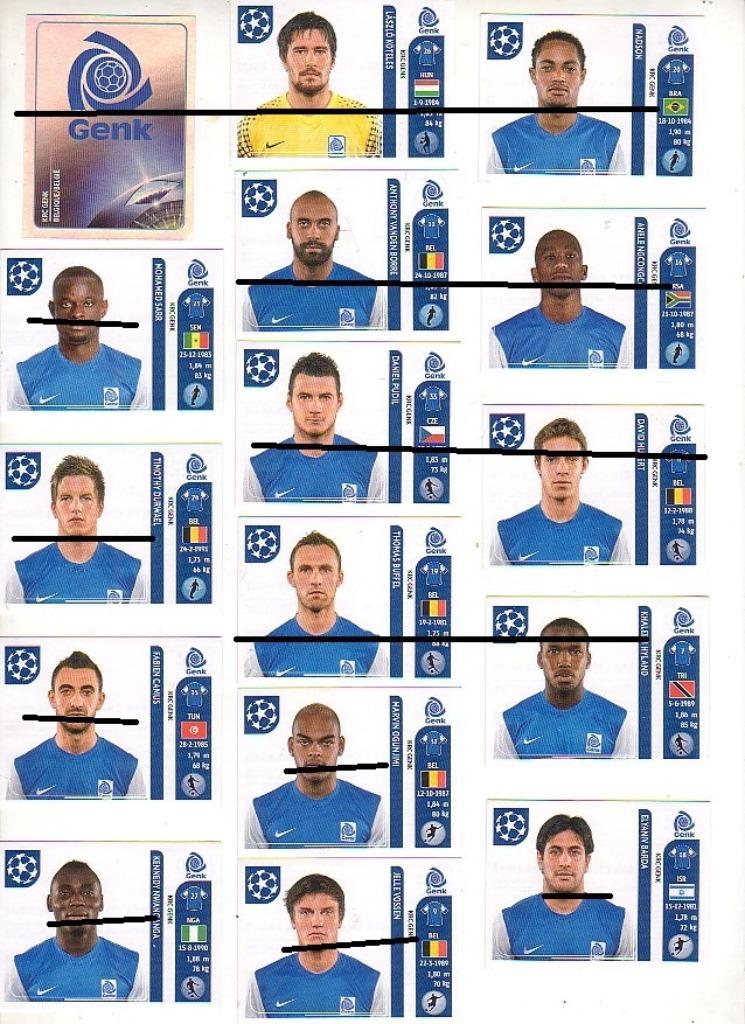 Panini / Champions League 2011-12 / 16 stickers, Verzamelen, Verzenden, Nieuw, Poster, Plaatje of Sticker