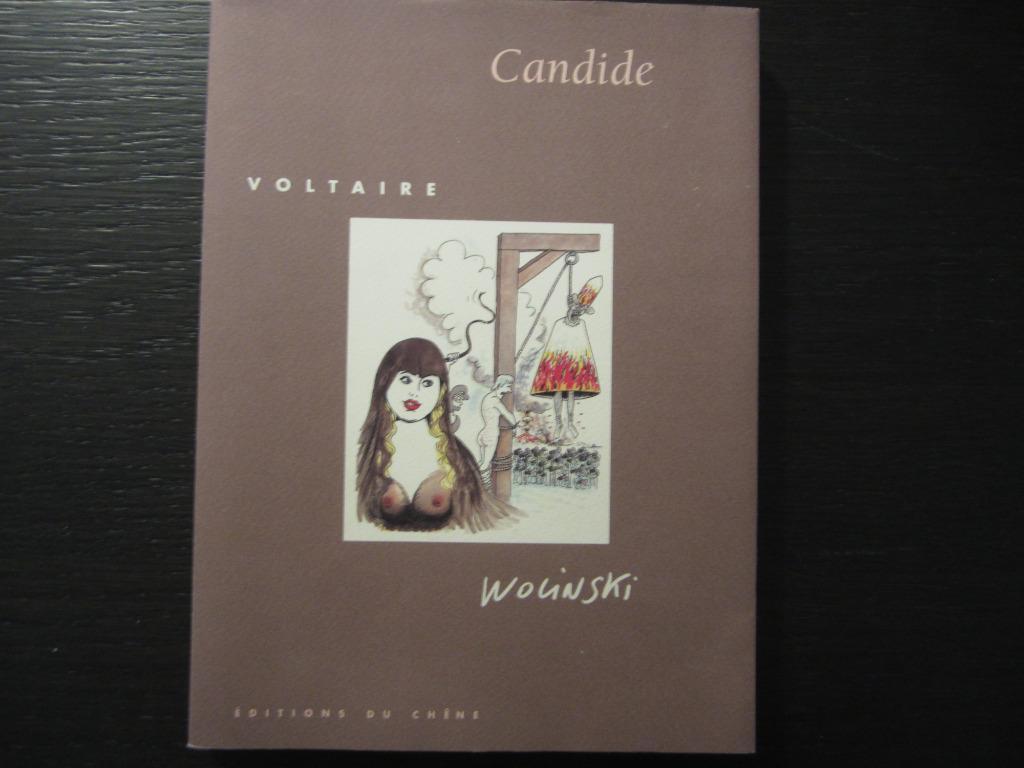 Candide ou l' optimisme -Voltaire- Illustrations de Wolinski, Boeken, Ophalen of Verzenden