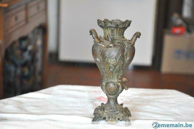 cassolette bronze à l'oiseau, Antiquités & Art