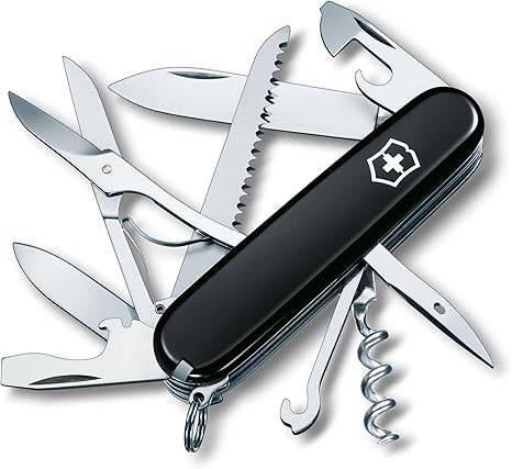 Zwitserse zakmes | Victorinox | Zwart | GRATIS LEVERING, -, Verzenden, VICTORINOX, -