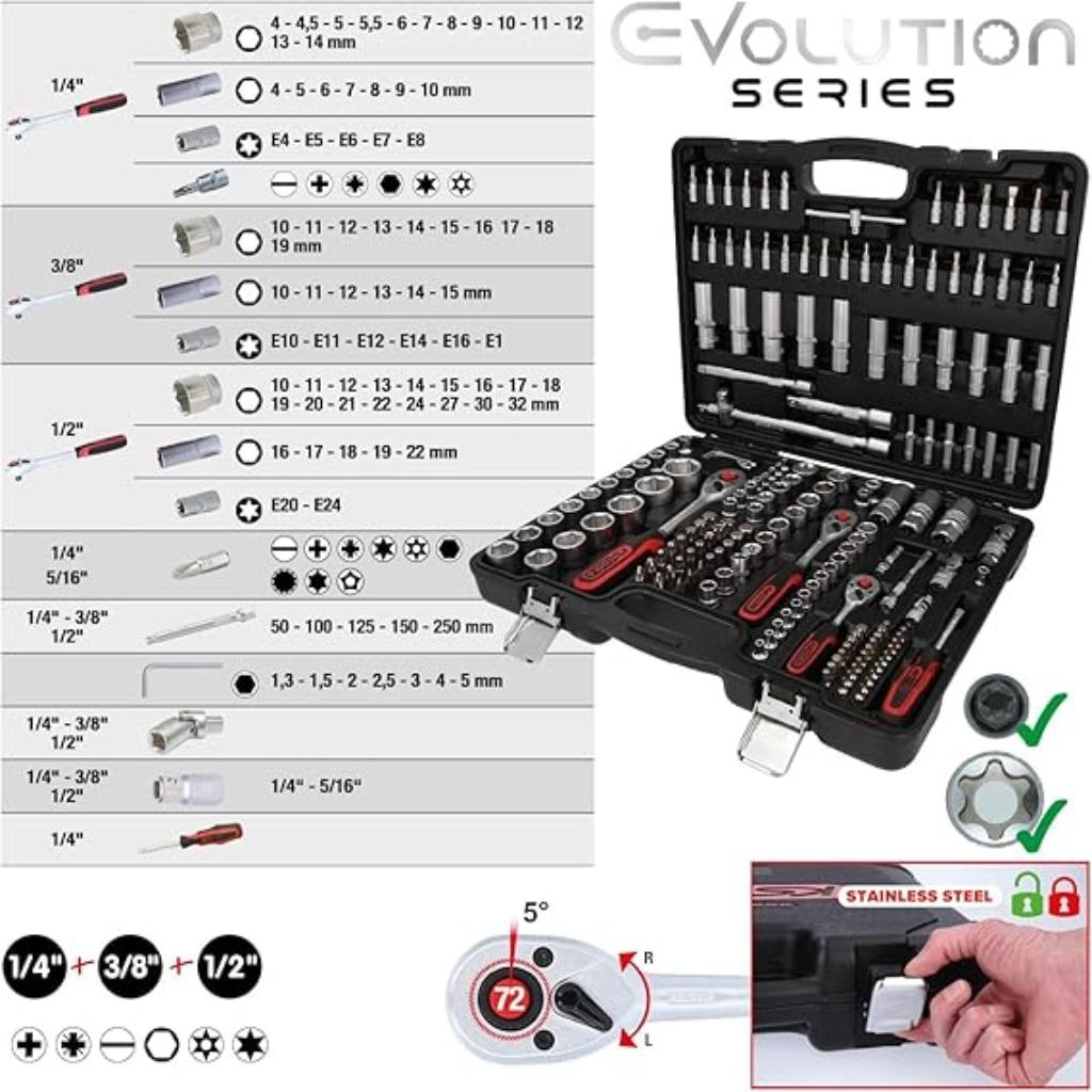 KS Tools Boîte à outils complète LIVRAISON RAPIDE ET GRATUIT, Envoi, Neuf