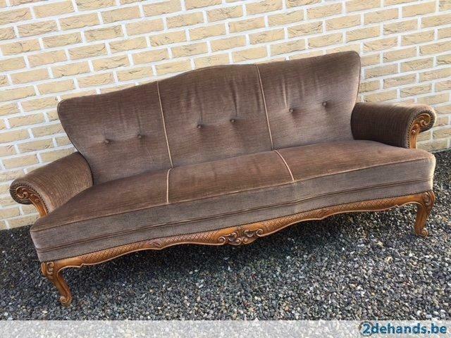 Prachtige zetel in Louis Quinze stijl, Ophalen, Gebruikt