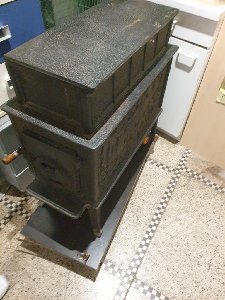 Poele bois charbon, Ophalen, Gebruikt, Kachel, 60 tot 150 cm