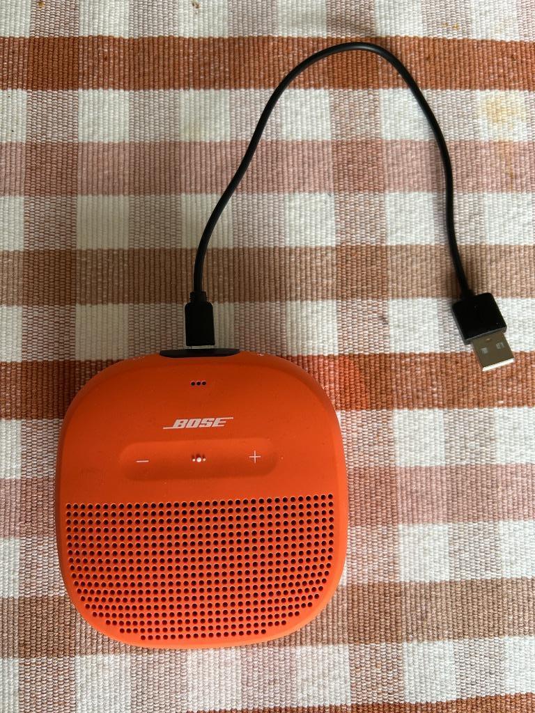 BOSE bluetooth speaker soundlink micro oranje, Audio, Tv en Foto, Ophalen of Verzenden, Gebruikt, Overige typen, Bose