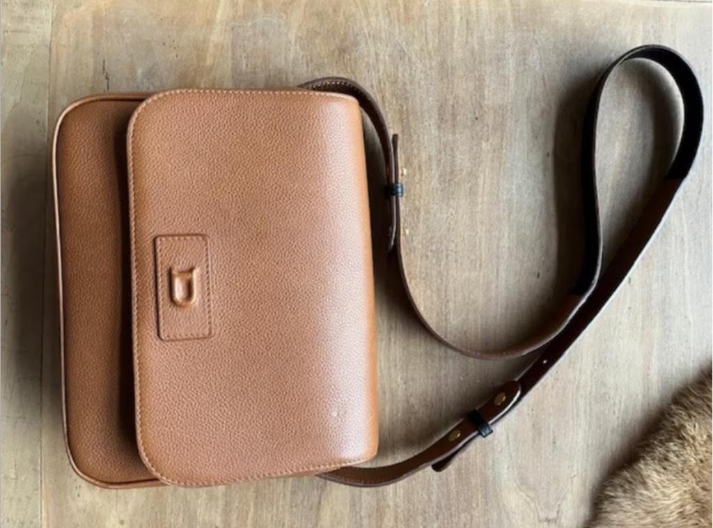 Delvaux handtas, Ophalen, Gebruikt, Bruin, Handtas