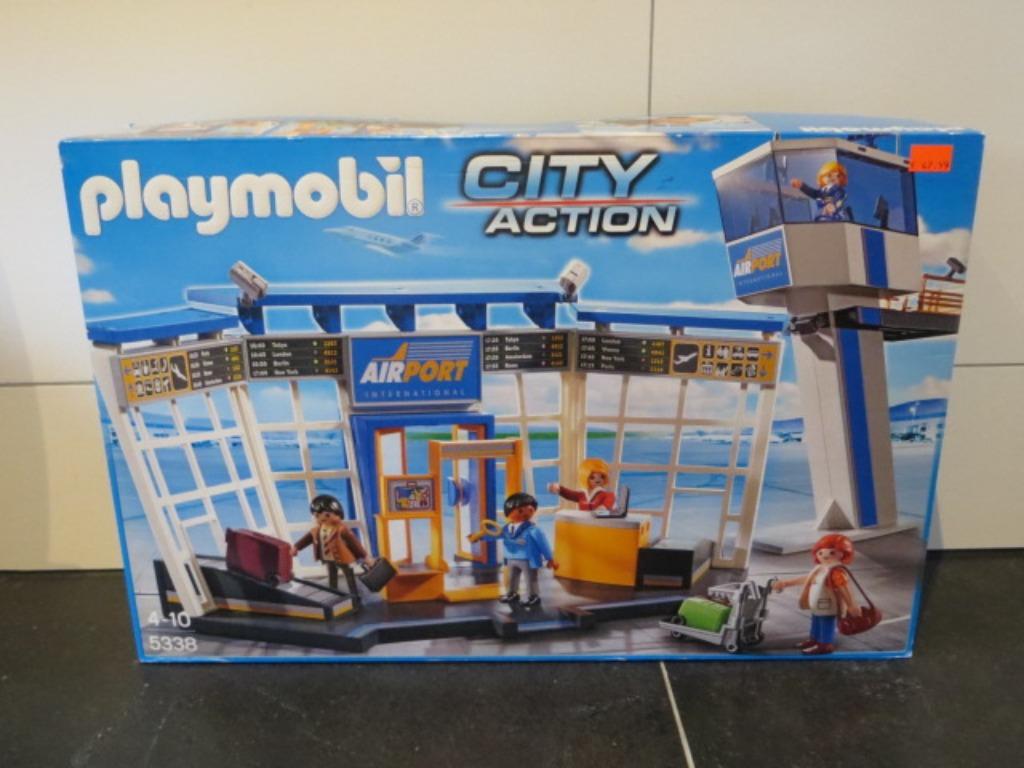 Playmobil 5338 : Luchthaven - City Action -- nieuw, Kinderen en Baby's, Speelgoed | Playmobil, Nieuw, Ophalen of Verzenden
