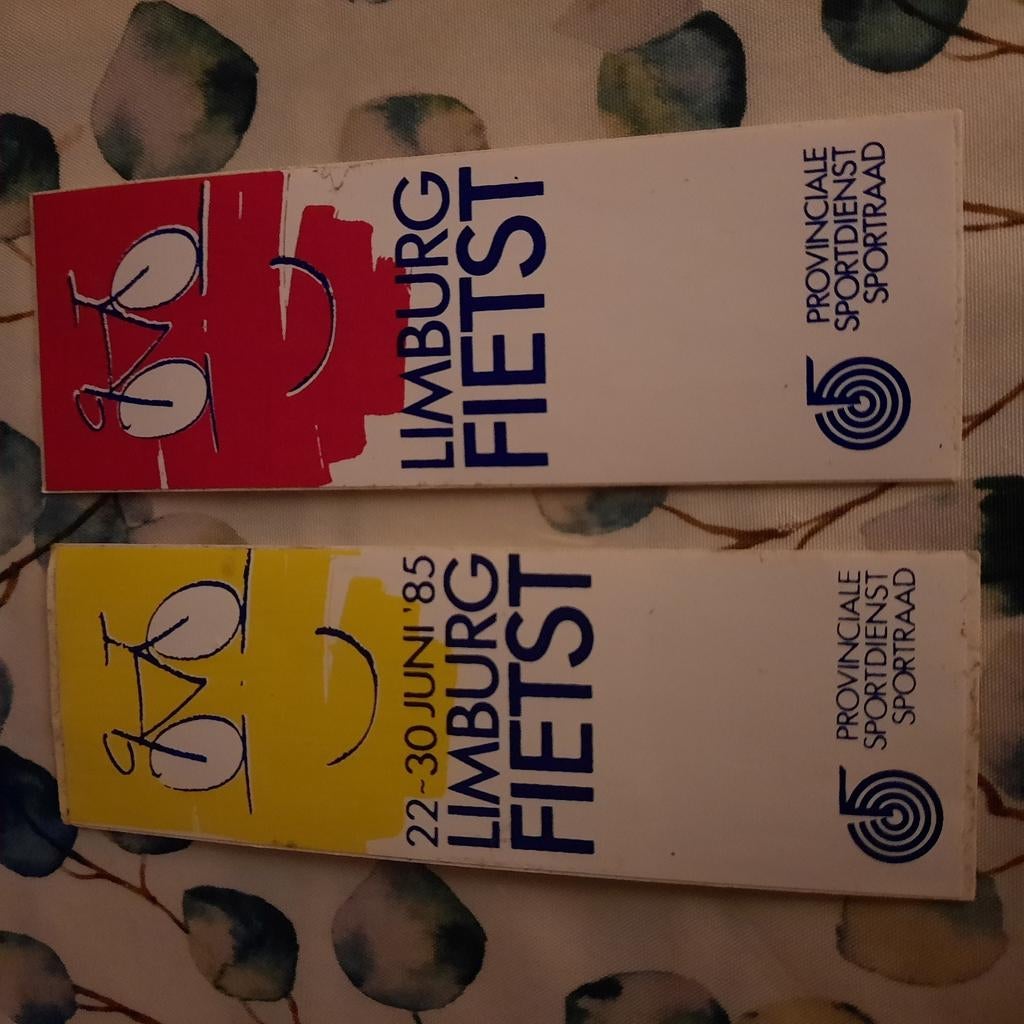 Limburg fietst, Verzamelen, Stickers, Ophalen